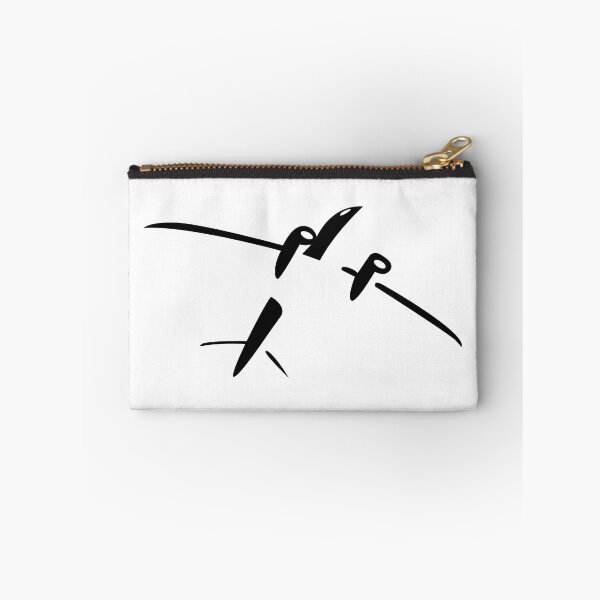Item preview, Minimalist twin engine plane black designed and sold by avionbubble.