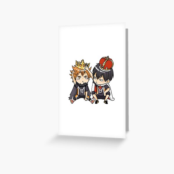 Kageyama X Hinata Haikyuu Greeting Card For Sale By Pinw Redbubble 3158