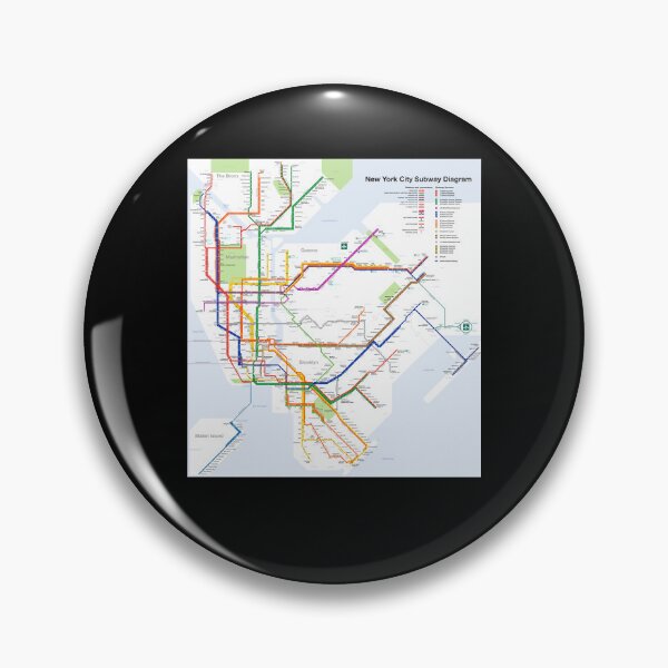 Item preview, Needed Gifts Nyc Subway Map Cute Graphic Gift designed and sold by Jeradhuel.