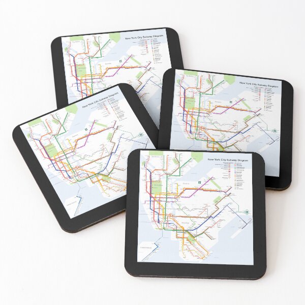 Item preview, Needed Gifts Nyc Subway Map Cute Graphic Gift designed and sold by Jeradhuel.
