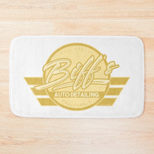 Item preview, Biff's Auto Detailing in Distressed Gold. Back To The Future Movie designed and sold by PrintStopStudio.
