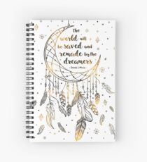 The world will be saved Spiral Notebook