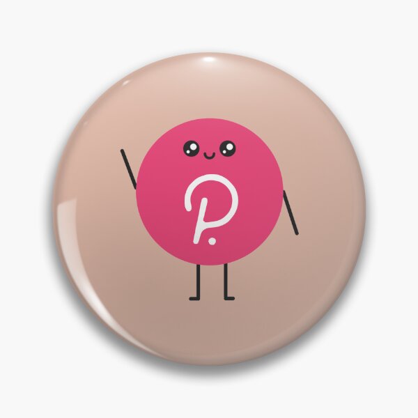 Item preview, Crypto Cute kawaii Polkadot coin  designed and sold by Crypmetal.