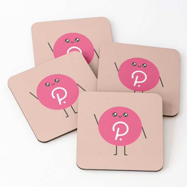 Item preview, Crypto Cute kawaii Polkadot coin  designed and sold by Crypmetal.