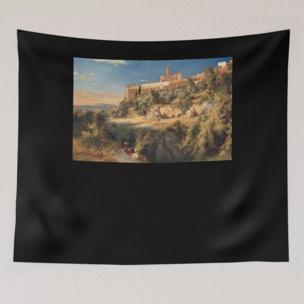 Item preview, Reward View Of Assisi Carl Blechen Long Retro Wave designed and sold by Jeradhuel.