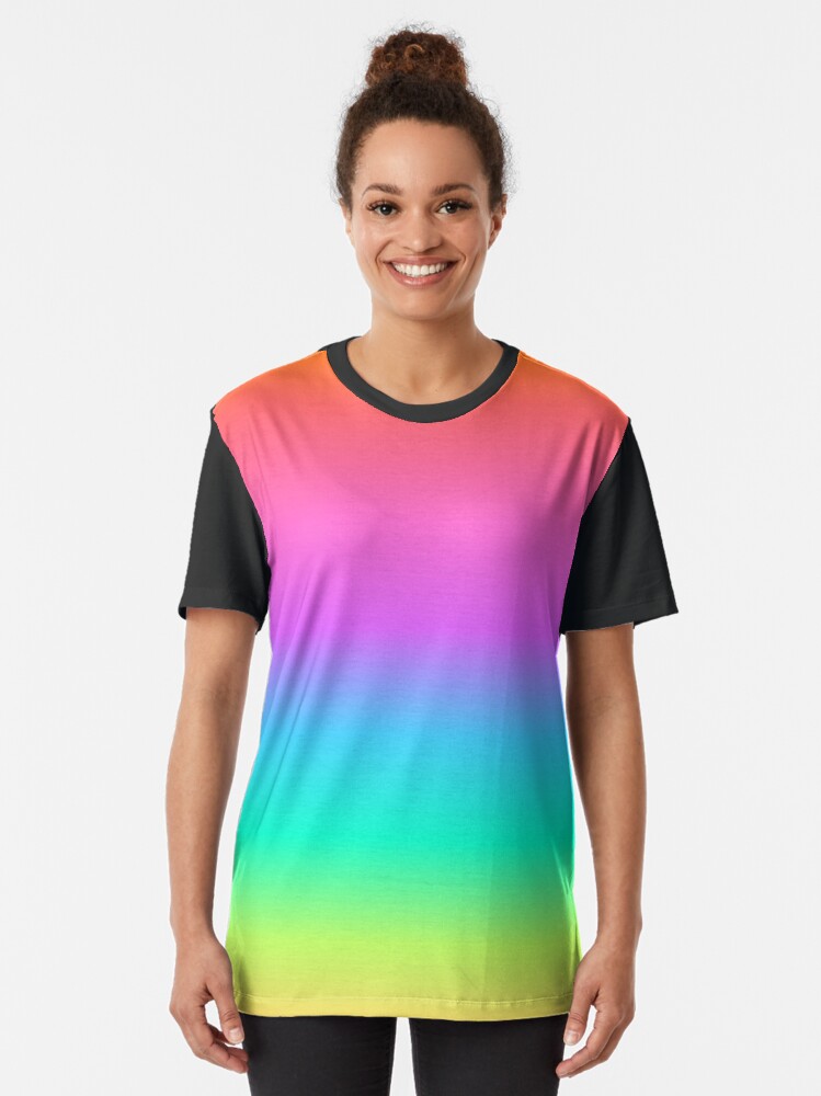 pastel rainbow t shirt