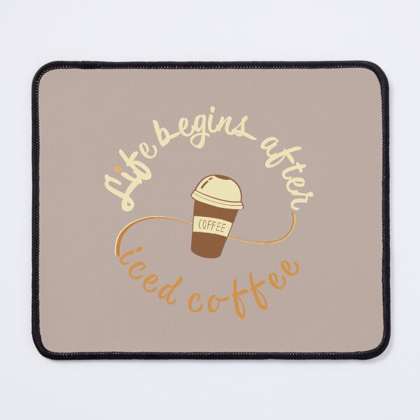 Item preview, Life begins after iced coffee designed and sold by PalinoColour.
