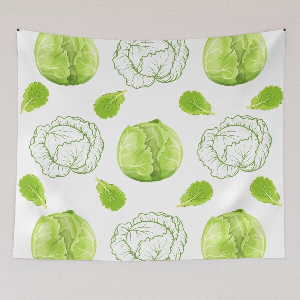Item preview, Cabbage Vegetables Pattern designed and sold by mschubbybunny.