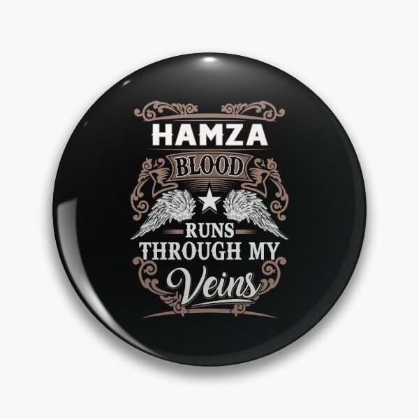 Item preview, Hamza Name T Shirt - Hamza Blood Runs Through My Veins  Gift Item Tee designed and sold by jazminprin.