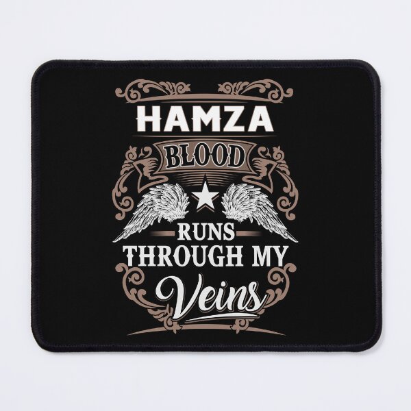 Item preview, Hamza Name T Shirt - Hamza Blood Runs Through My Veins  Gift Item Tee designed and sold by jazminprin.