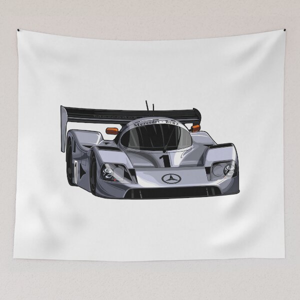 Item preview, Artwork Le Mans 24H 1991 Sauber C11 No.1- silver - racing designed and sold by SketchNinja.