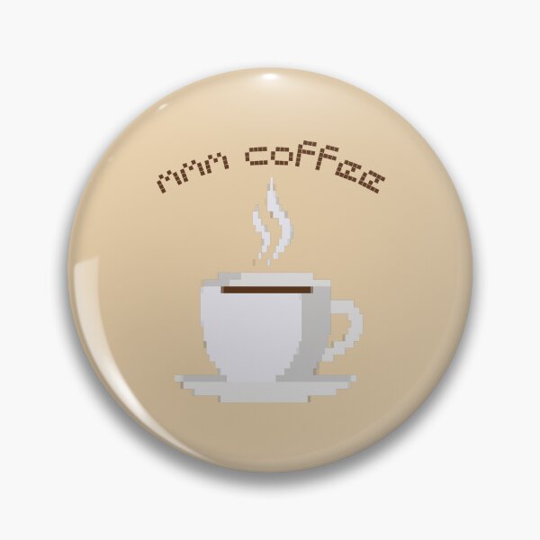Item preview, mmm coffee - pixelated designed and sold by Yankee Doodle Gandy.