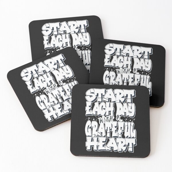 Item preview, Start each day with a grateful heart. designed and sold by VichallanStudio.
