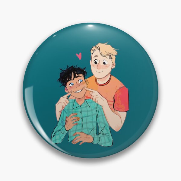 Item preview, Nick and Charlie cheek heartstopper   designed and sold by CarolBakker55.