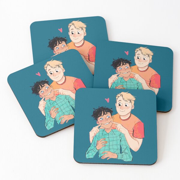 Item preview, Nick and Charlie cheek heartstopper   designed and sold by CarolBakker55.
