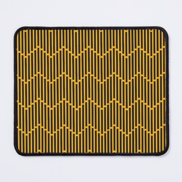 Item preview, Black and yellow vertical line zig zag pattern designed and sold by DemonicGloom.