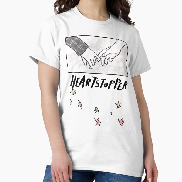 Nick and Charlie heartstopper hand sketch Classic T-Shirt