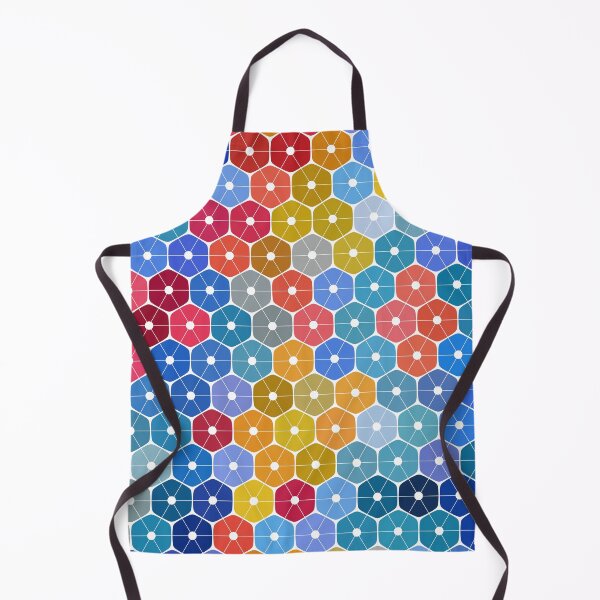 Item preview, Colorful Honeycomb Tiles Mosaic Circle Pattern designed and sold by risingrocket.