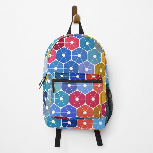 Item preview, Colorful Honeycomb Tiles Mosaic Circle Pattern designed and sold by risingrocket.