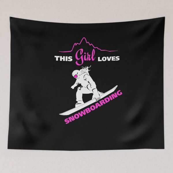 Item preview, This Girl Loves Snowboarding designed and sold by KsuAnn.