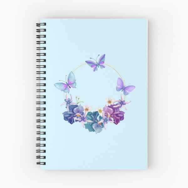 Item preview, Floral Ring with Three Butterflies - unique design designed and sold by Froyd Wess.