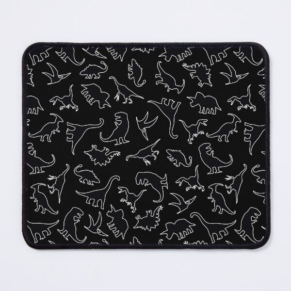 Item preview, Dinosaur Pattern Outline (White Outline) designed and sold by jezkemp.