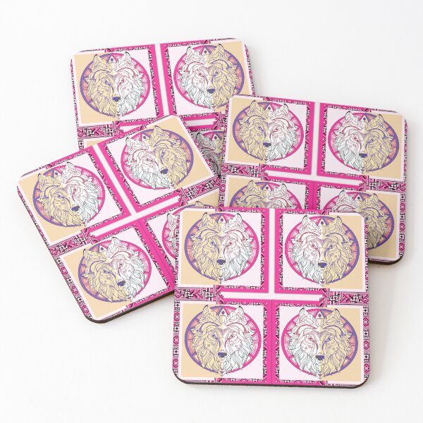 Item preview, The Pink Fox Dimension in Seamless Pattern designed and sold by MyMemoriesArts.
