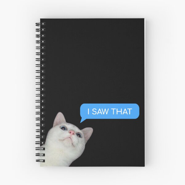 Item preview, I Saw That FUNNY CAT designed and sold by Yoko Meoko.