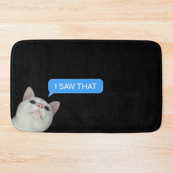 Item preview, I Saw That FUNNY CAT designed and sold by Yoko Meoko.