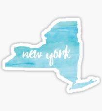 New York– blue Sticker
