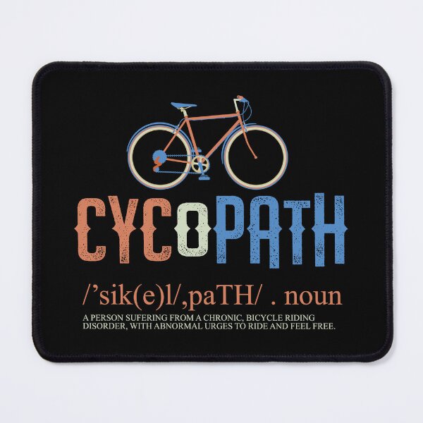 Item preview, Cycopath Cyclist Bicycle Biking Cycling designed and sold by haselshirt.