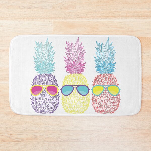 Item preview, Funny Colorful Summer Beach Vacay Pineapples with Sunglasses designed and sold by dass-art.