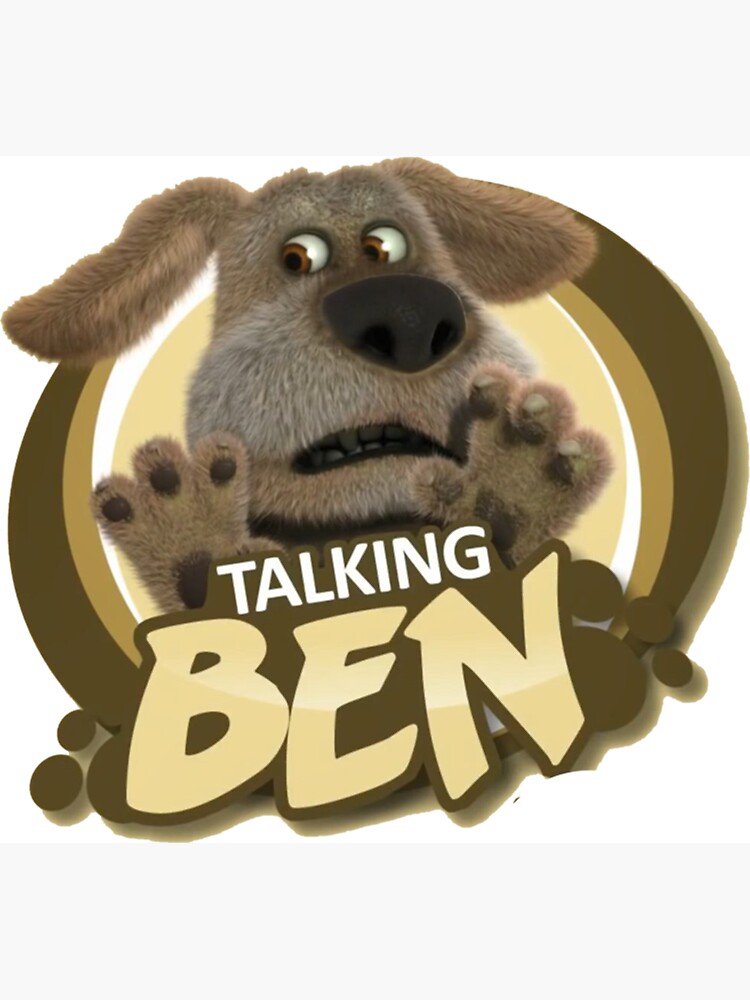 Talking ben Sticker for Sale by kuklistyle