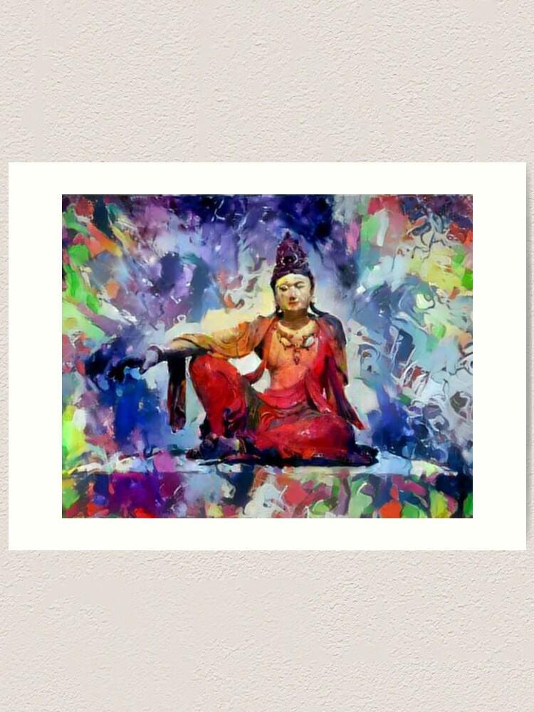 Alternate view of The Goddess of Compassion- "Kuan Yin" Art Print