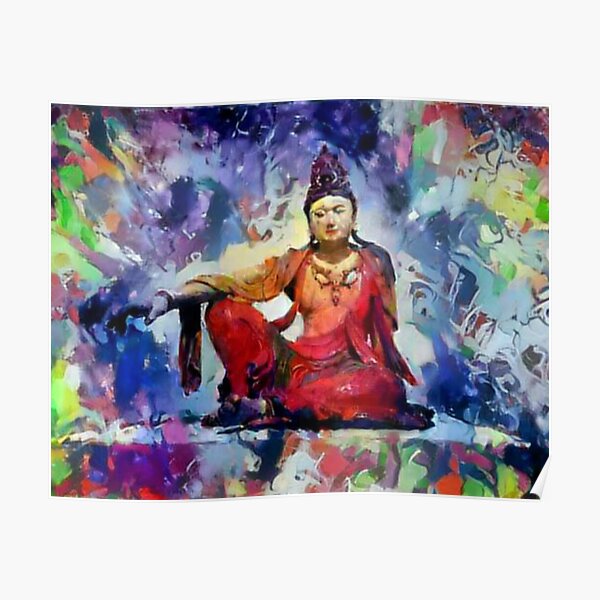 The Goddess of Compassion- "Kuan Yin" Poster