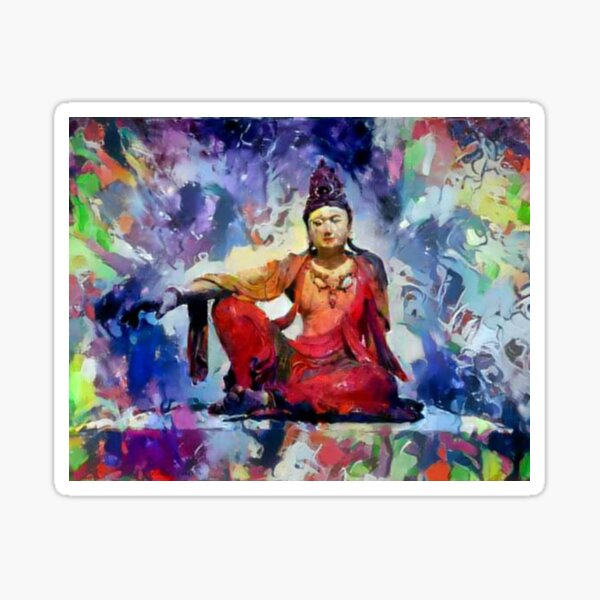 The Goddess of Compassion- "Kuan Yin" Sticker