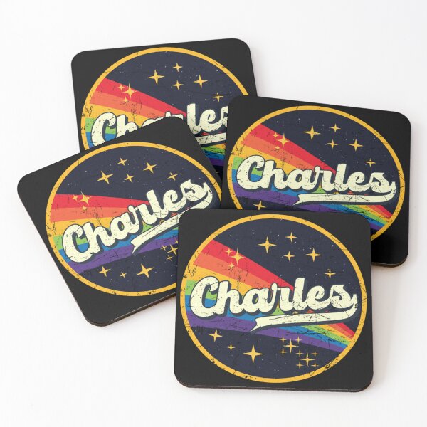 Artikelvorschau, Charles // Regenbogen im Weltraum Vintage Grunge-Style entworfen und verkauft von susannunlilly.