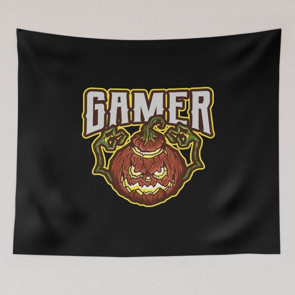 Item preview, Gamer with Scary Seasonal Character designed and sold by PRIVARSHU.