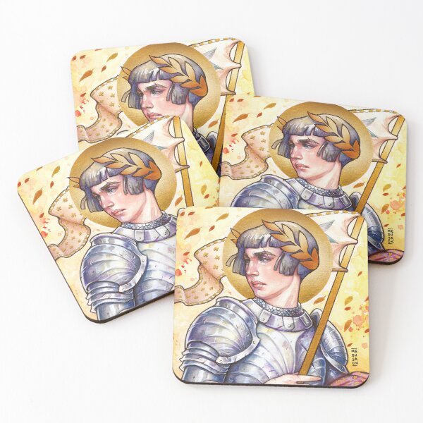 Item preview, JOAN OF ARC - "I am not afraid, I was born to do this" designed and sold by medusadollmaker.