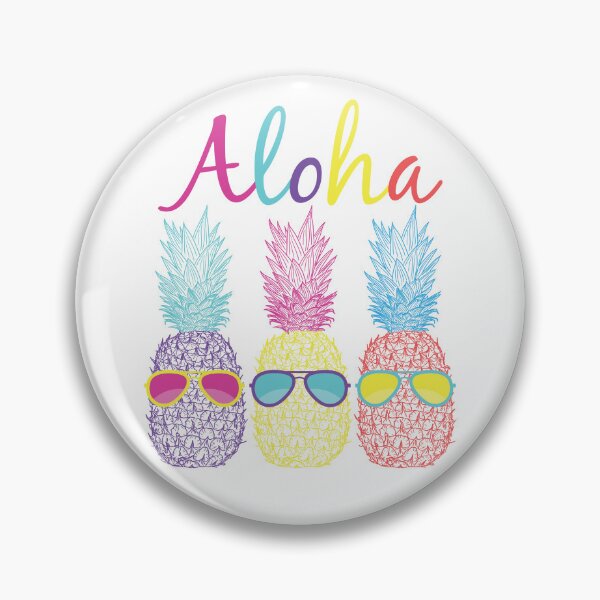 Item preview, Funny Colorful Summer Vacay Time Aloha Pineapples designed and sold by dass-art.