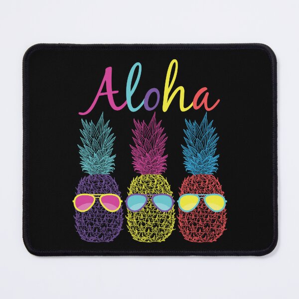 Item preview, Funny Colorful Summer Vacay Time Aloha Pineapples designed and sold by dass-art.
