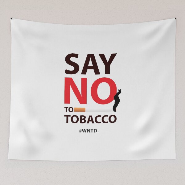 Item preview, Say No To Tobacco - World No Tobacco Day designed and sold by Shirtflyer.