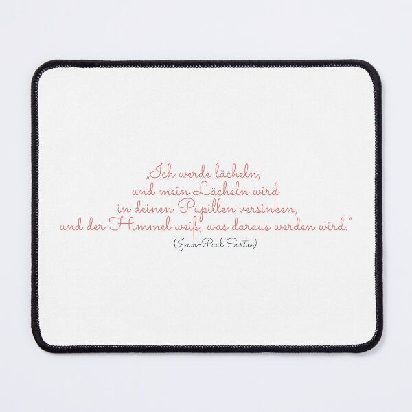 Item preview, I will smile, and my smile will sink into your pupils, and heaven knows what will become of it.” - Philosophy and romance. designed and sold by Boogosh.