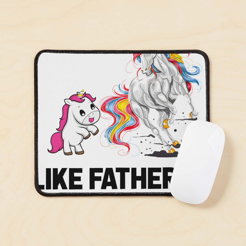 Like Father Like Daughter Unicorn' Sticker