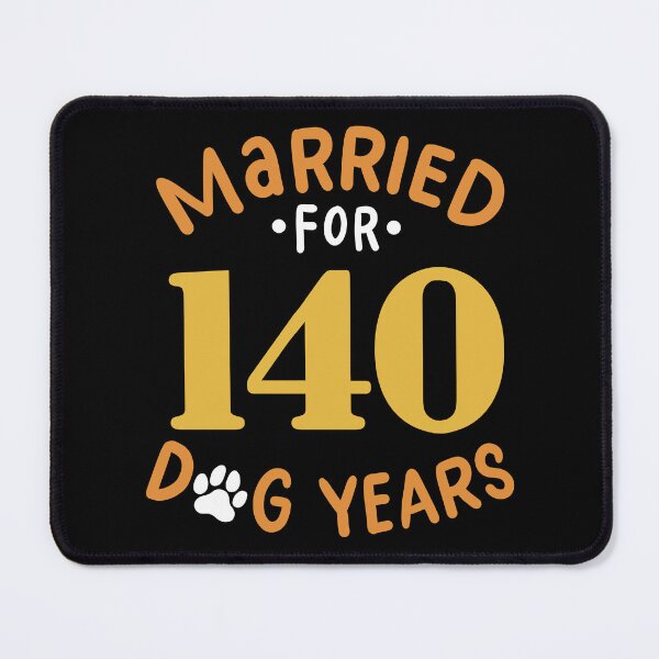 Item preview, 20th Wedding Anniversary, Married For 140 Dog Years designed and sold by haselshirt.