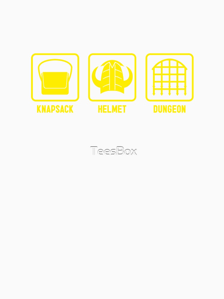 Thumbnail 7 of 7, Essential T-Shirt, Knapsack, Helmet, Dungeon designed and sold by TeesBox.