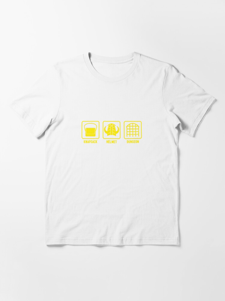 Thumbnail 2 of 7, Essential T-Shirt, Knapsack, Helmet, Dungeon designed and sold by TeesBox.