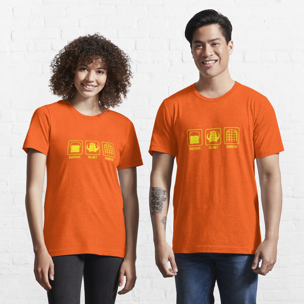 Knapsack, Helmet, Dungeon Essential T-Shirt