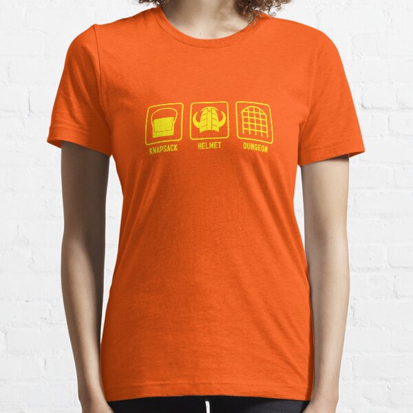 Knapsack, Helmet, Dungeon Essential T-Shirt