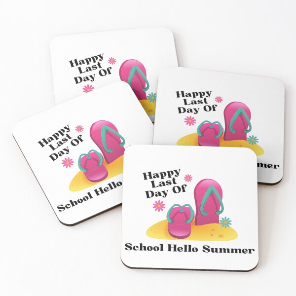 Item preview, Happy Last day of school hello summer designed and sold by formylovelydog.